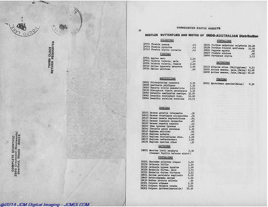 Complete Scientific 1975 Catalog page scan